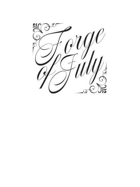 Short Sleeve T-Shirt Forge of July Vino Logo Black