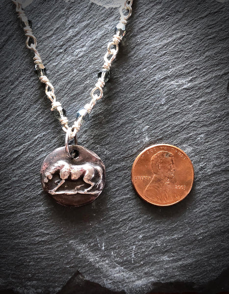 Alpha Mare Bas Relief Pendant