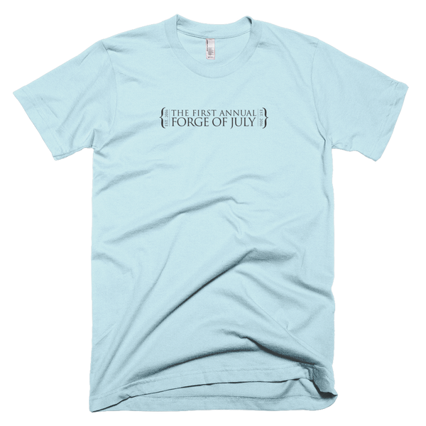 Short Sleeve T-Shirt Forge of July Bourbon Logo Black