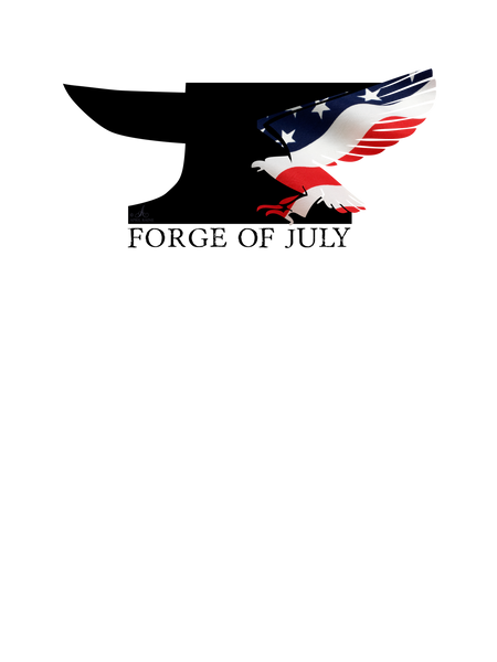 Short Sleeve T-Shirt Forge of July Logo