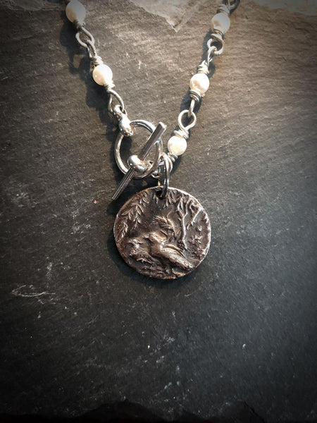 Upland Bas Relief Pendant